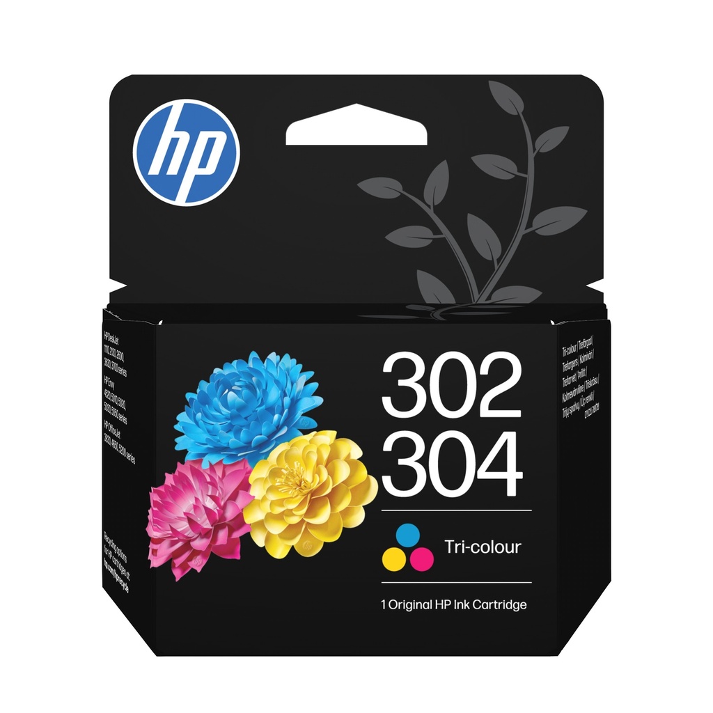 HP 302/304 - 2 ml - couleur (cyan, magenta, jaune) - original - cartouche d'encre