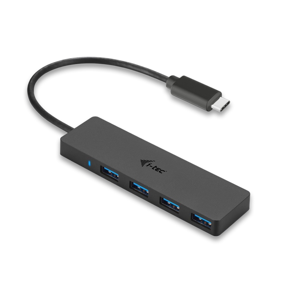 i-Tec USB-C Slim Passive Hub - Concentrateur (hub) - 4 x SuperSpeed USB 3.0 - de bureau
