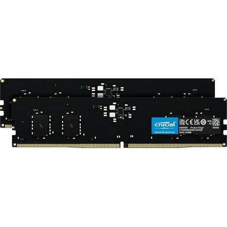 [M16D5600CRU] Kit Mémoire CRUCIAL 16Go (2x8G) DDR5-5600 C46