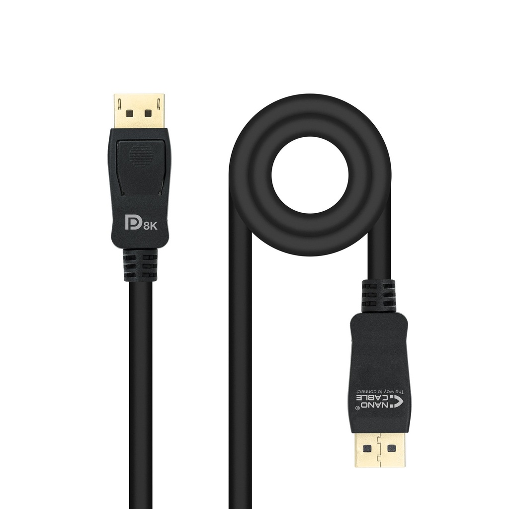 Câble DisplayPort 1.4 M/M 2 m - Nanocable