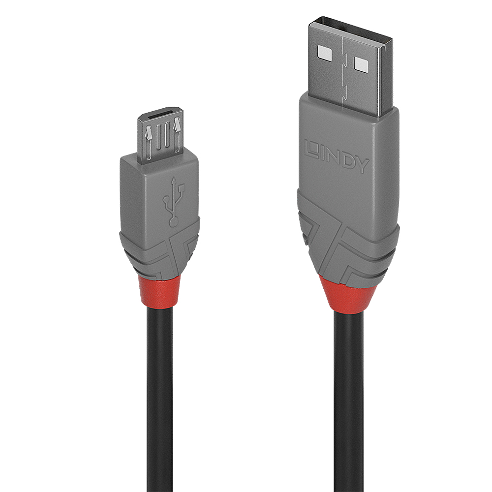Câble USB 2.0 A vers Micro-B 1 m - Lindy