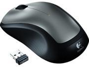 Logitech M235 Wireless Mouse with Compact Contoured Design in Grey