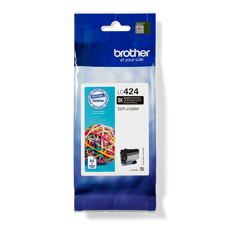 Brother LC424BK Black Original Ink Cartridge