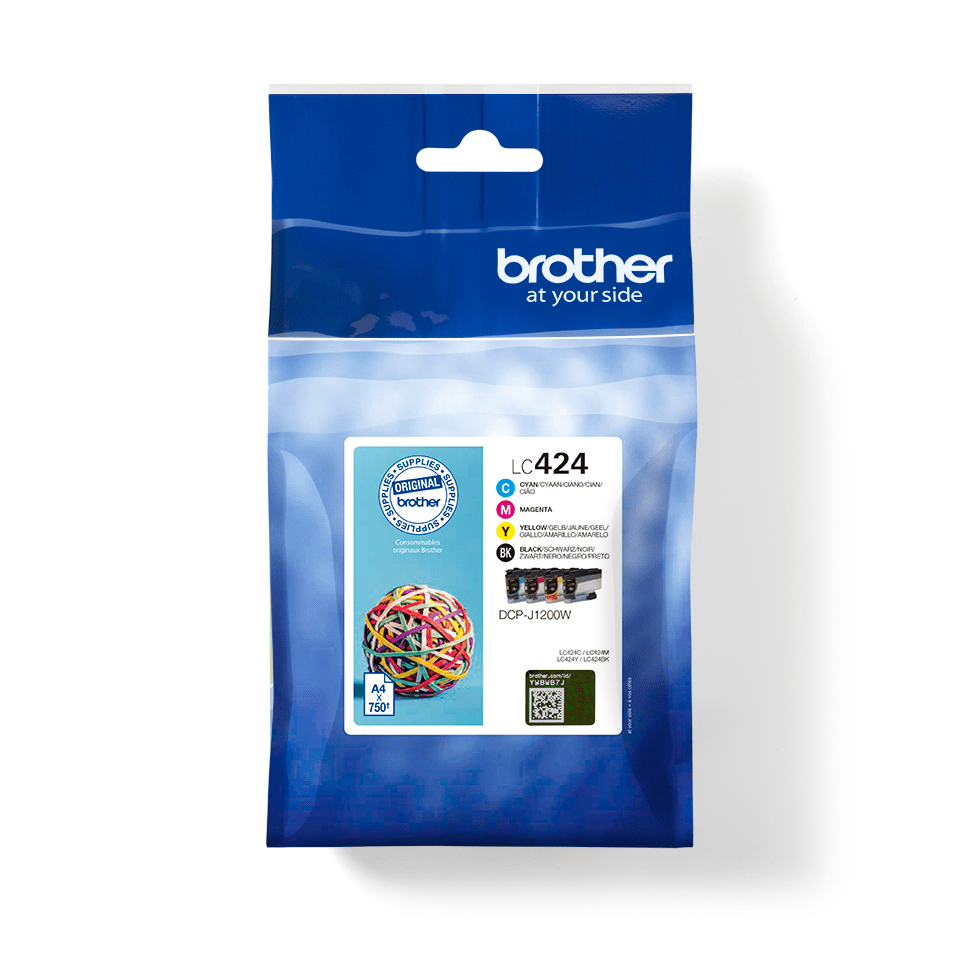 Brother LC424VAL BK/C/M/Y Original Multipack Ink Cartridges