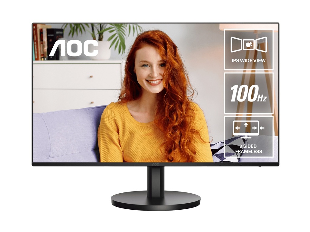 AOC 24B3HA2 23.8 Inch Full HD 120Hz Monitor - Black