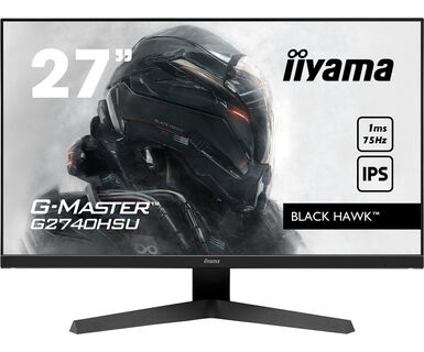 [MO27IIYG2740H] Ecran IIYAMA 27'' G2740HSU-B1 1ms G-Master Bl Black Hawk 1920x1080 75Hz 250cd/m² 1000:1 HDMI DisplayPort 2x USB HP Black