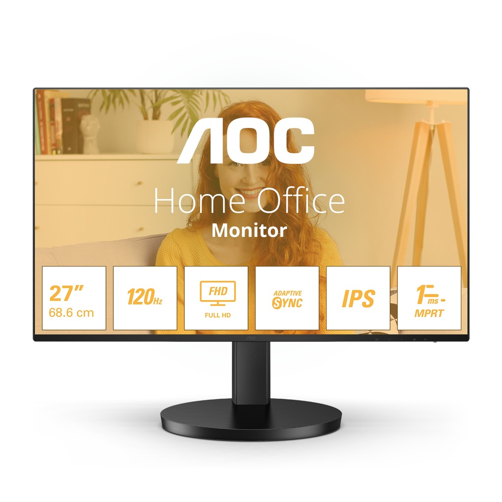 AOC 27B3HA2 27 Inch Full HD 120Hz Monitor - Black