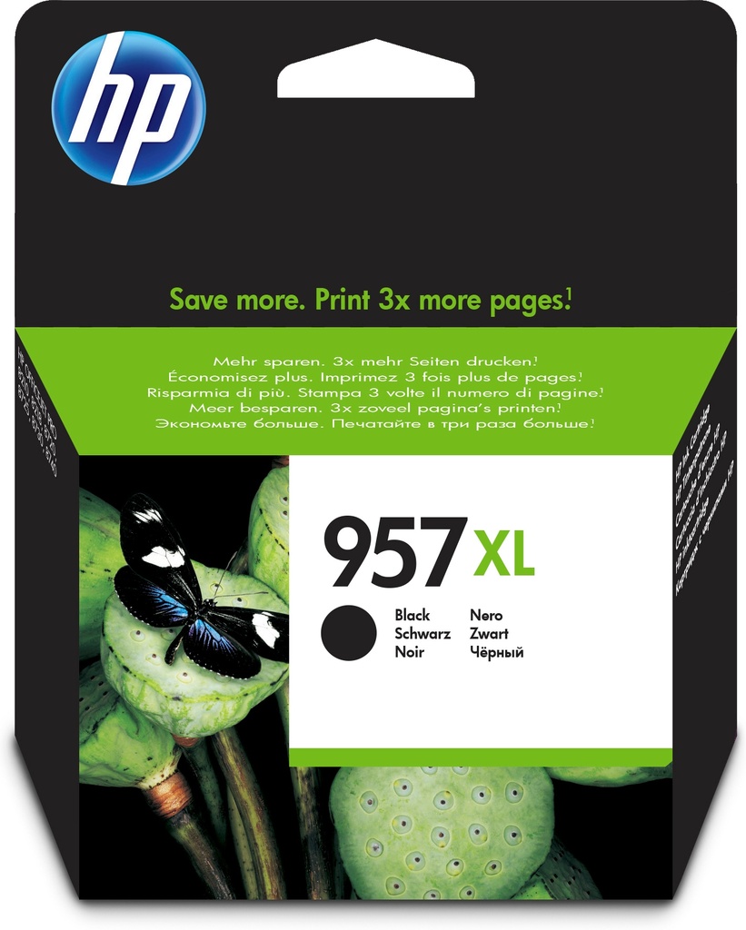 [CARTHP957NXL] HP 957XL - 63.5 ml - à rendement extrêmement élevé - noir - original - cartouche d'encre