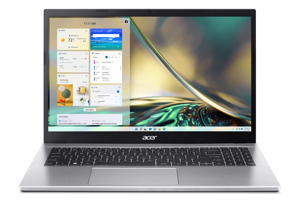 Portable Acer Aspire A315-59-32H4 Intel Core i3-1215U 8Go DDR4 512Go PCIe NVMe SSD Intel Iris Xe Graphics 15.6" FHD Mate Win 11 Gris