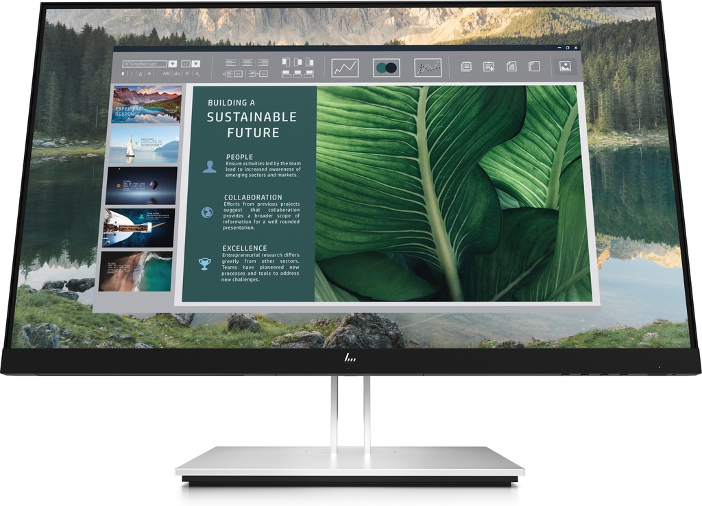 [MO24HP] Moniteur HP E24u G4 23.8'' FHD IPS 5ms GtG 250nits 1x USB-C 1x DisplayPort 1x HDMI 1.4 4x USB-A 3.2 - Garantie 3 ans