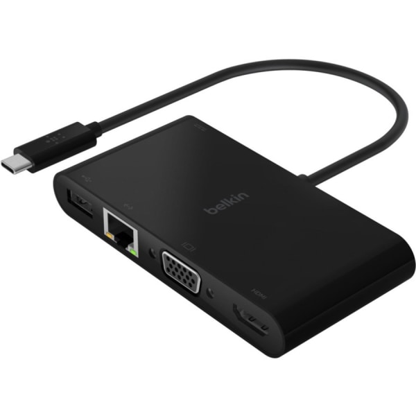 BELKIN Mini Station USB-C HDMI VGA RJ45 CA100w PD