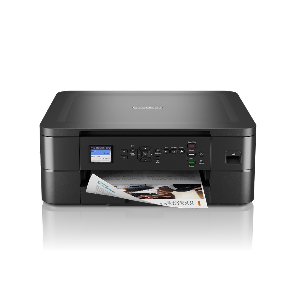 Brother DCP-J1050DW - Imprimante multifonctions - couleur - jet d'encre - A4/Letter (support) - jusqu'à 13 ppm (copie) - jusqu'à 17 ppm (impression) - 150 feuilles - USB 2.0, Wi-Fi(n)