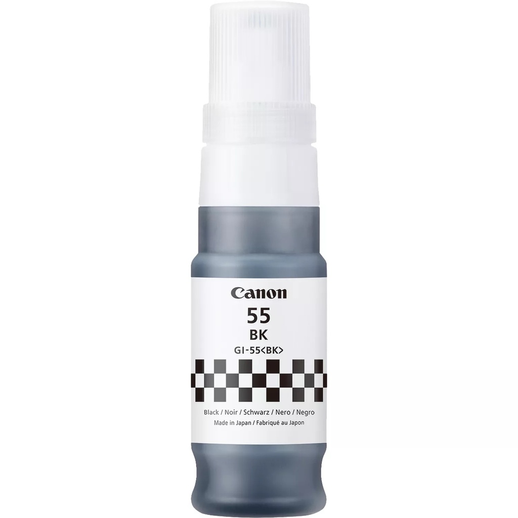 Canon GI 55 BK - 70 ml - noir - original - recharge d'encre - pour MAXIFY GX1050, GX2050