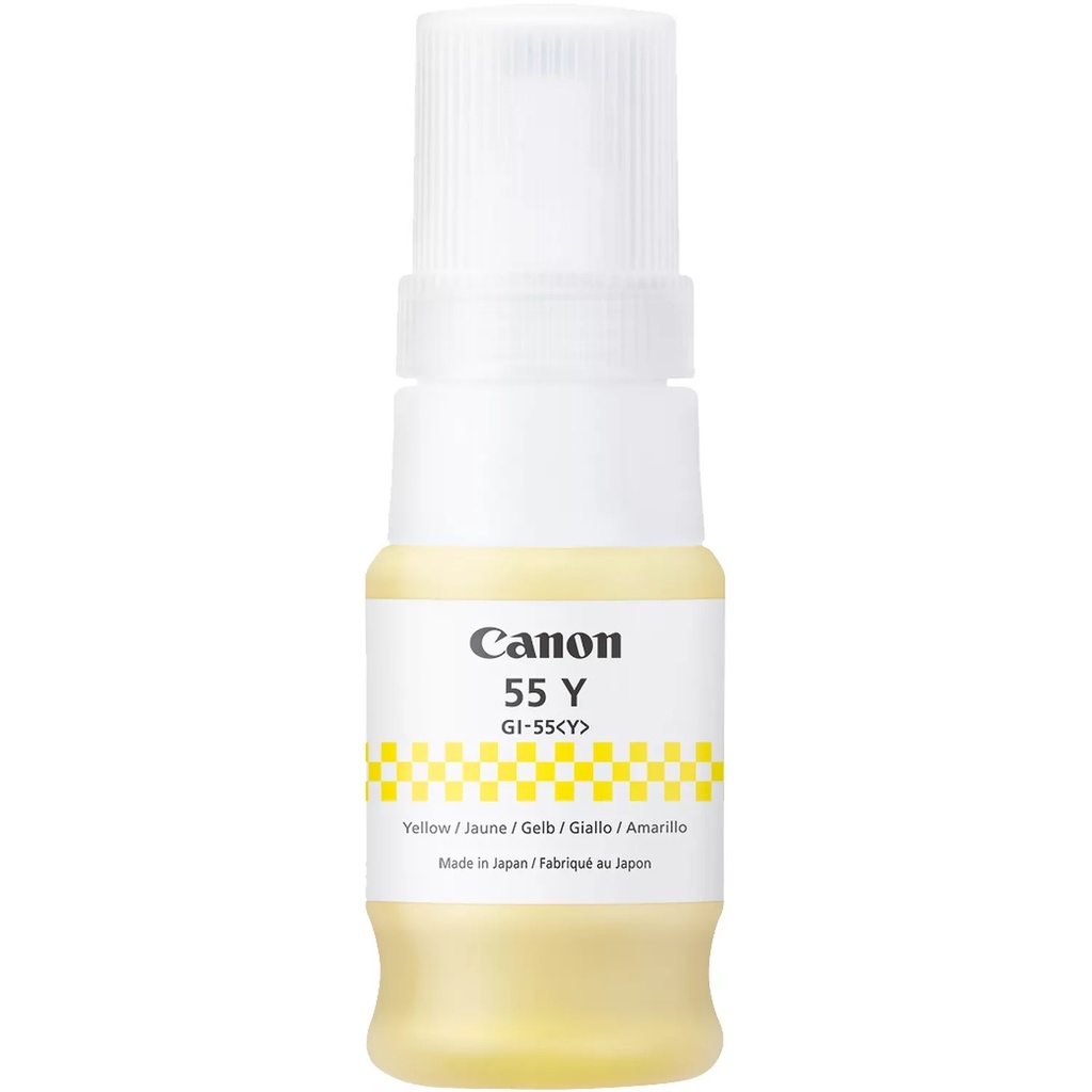 Canon GI 55 Y - 40 ml - jaune - original - boîte de suspension - recharge d'encre - pour MAXIFY GX1050, GX2050