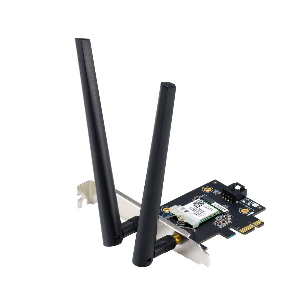 Carte ASUS PCE-BE6500 PCI-E Wi-Fi 7 BE6500 (BE2882 + BE2882 + BE688) avec Bluetooth 5.4