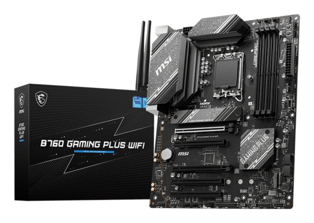 [CMMSIB760GW] Carte Mère ATX MSI B760 Gaming Plus WiFi DDR5 (Intel LGA 1700)