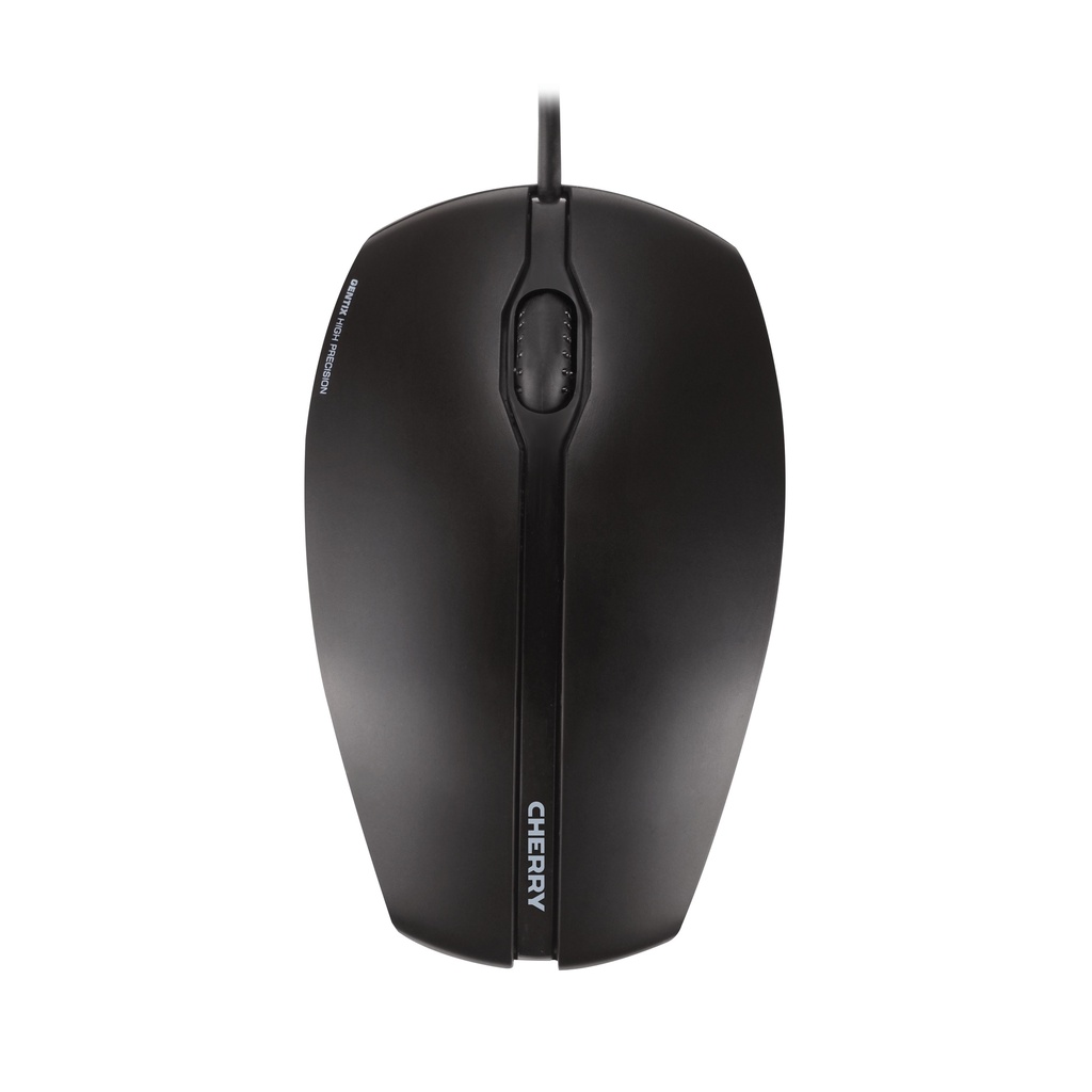 CHERRY GENTIX - Souris - droitiers et gauchers - optique - 3 boutons - filaire - USB - noir