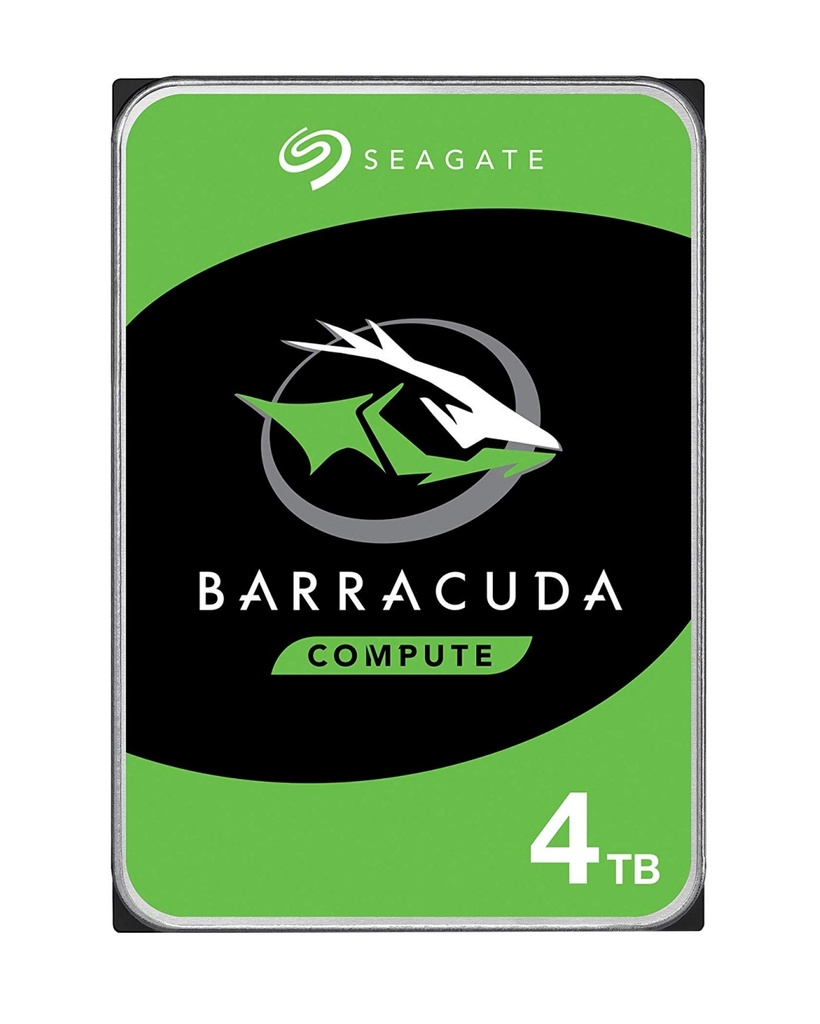 Disque Dur 3,5" Seagate BarraCuda 4To 5400trs/mn - S-ATA
