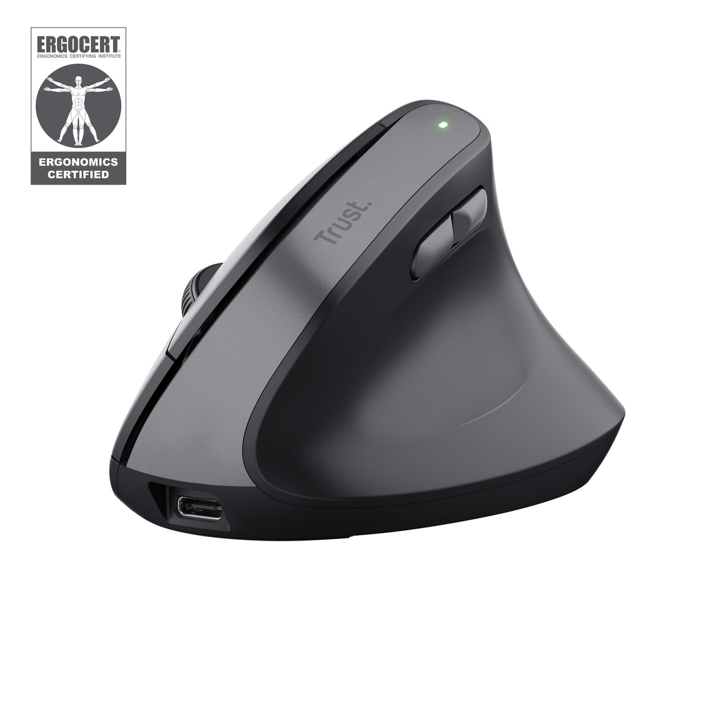 [SSTRERG] Souris sans fil ergonomique Trust Bayo II (Noir) Rechargeable