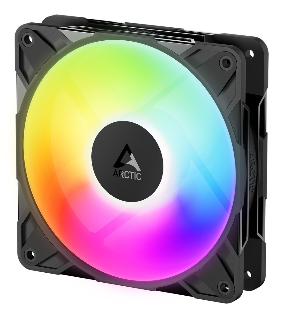 [VT12ANP12PRGBREVBK] Ventilateur de boitier Arctic P12 Pro Reverse PWM  A-RGB - 12cm (Noir)