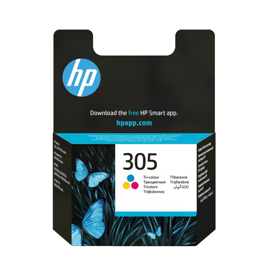 HP 305 Tri-Colour Original Standard Capacity Ink Cartridge (3YM60AE)