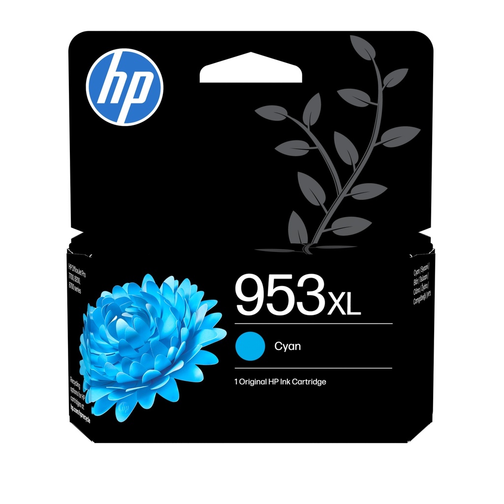 HP 953XL Cyan Original High Capacity Ink Cartridge