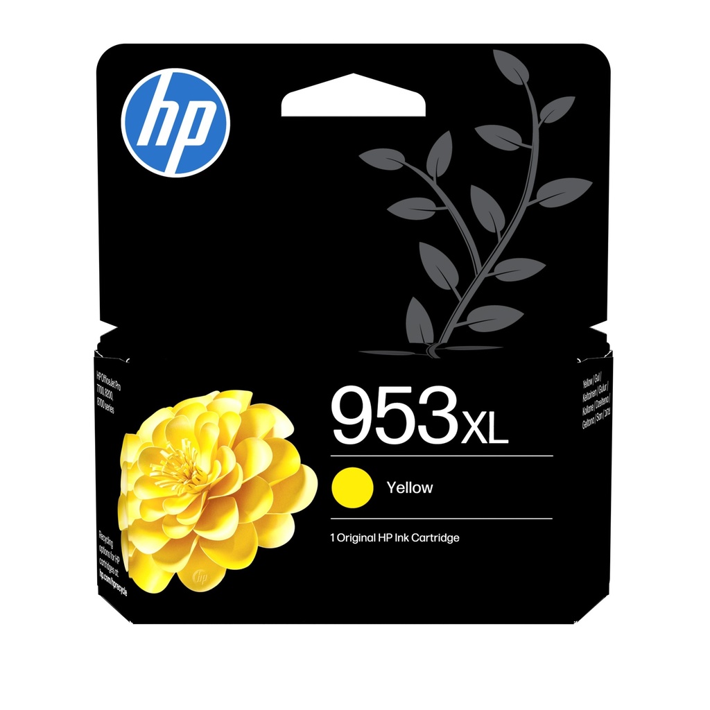 HP 953XL Yellow Original High Capacity Ink Cartridge