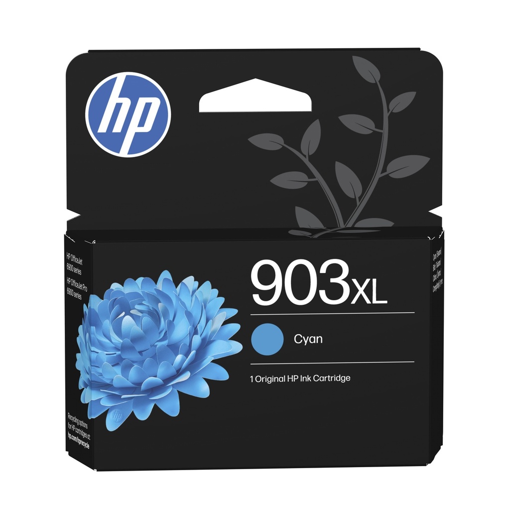 OEM HP 903XL Cyan 750 Pages Original Ink Cartridge T6M03AE