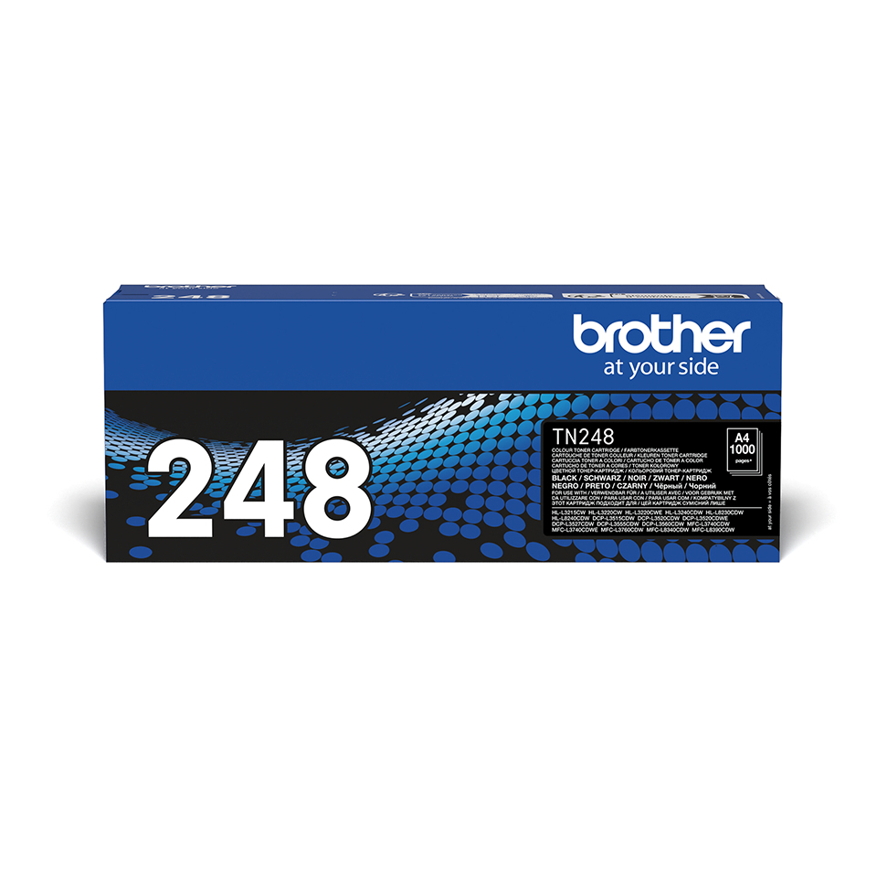 [TONBROTN248BK] Brother TN-248BK - Noir - original - boîte - cartouche de toner - pour Brother DCP-L3520, DCP-L3560, HL-L3220, HL-L3240, HL-L8240, MFC-L3760, MFC-L8390