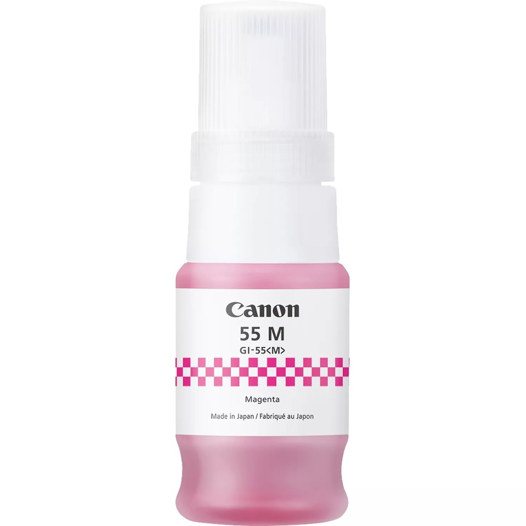 [CARTCAN55M] Canon GI 55 M - 40 ml - magenta - original - boîte de suspension - recharge d'encre - pour MAXIFY GX1050, GX2050