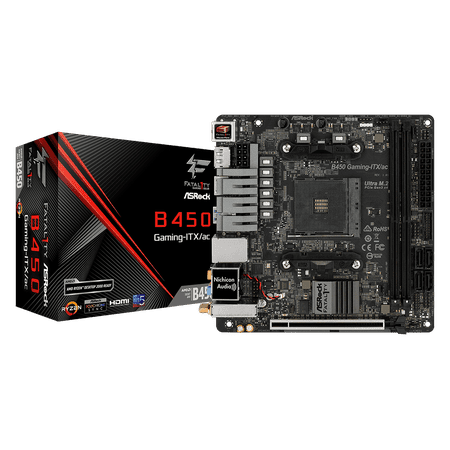 [CMITXASRB450IAC] Carte Mère Mini-ITX  ASRock B450 Gaming-ITX/AC (AM4) - B450 GAMING-ITX/AC WIFI